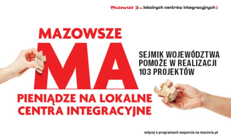 3,8 mln zł na integrację mieszkańców. Radni Województwa Mazowieckiego zdecydowali.