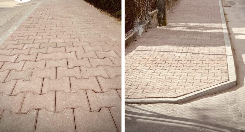 W Tłuszczu zakończono prace przy chodnikach