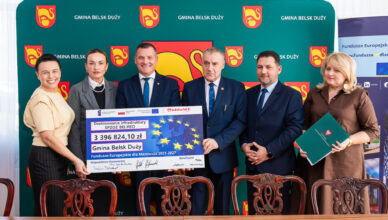Prawie 3,4 mln zł z UE dla gminy Belsk Duży