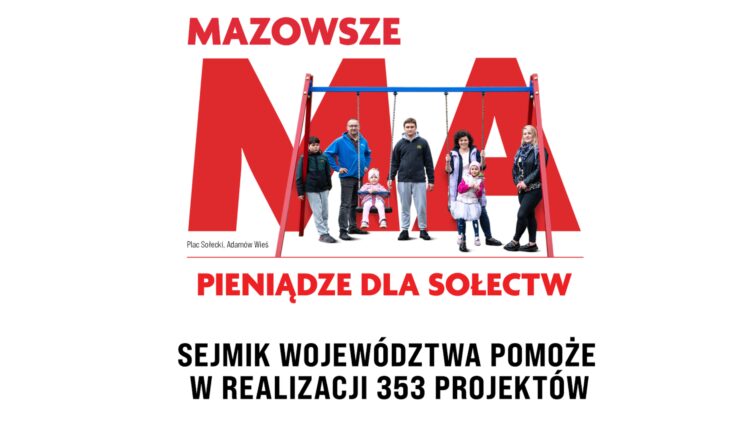 54 projekty sołeckie z powiatów okołowarszawskich ze wsparciem sejmiku