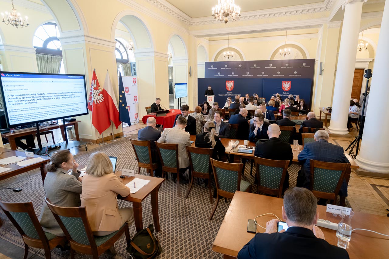 XXII sesja Sejmiku Województwa Mazowieckiego