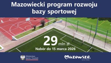 Mazowiecki program rozwoju bazy sportowej 2026