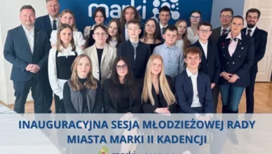 Marki - Inauguracyjna sesja Młodzieżowej Rady Miasta