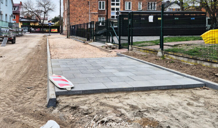 Wołomin - Postępy prac na ul. Polnej