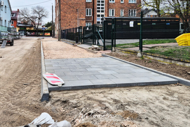 Wołomin - Postępy prac na ul. Polnej