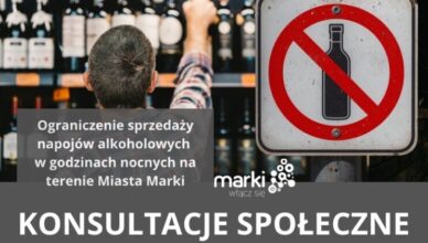 Marki - miasto pyta mieszkańców o nocną sprzedaż alkoholu. Ruszają konsultacje społeczne