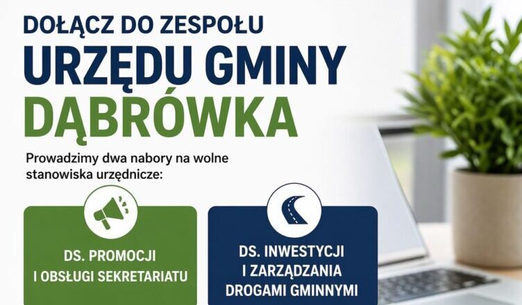 Oferta pracy w Urzędzie Gminy Dąbrówka