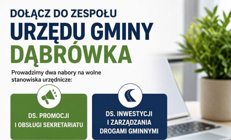 Oferta pracy w Urzędzie Gminy Dąbrówka