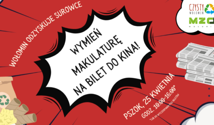 Wołomin - Bilet za makulaturę