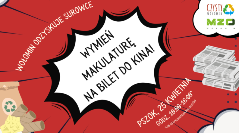 Wołomin - Bilet za makulaturę