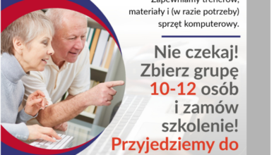 Ząbki - Masz 55 lat lub więcej i chcesz swobodniej poruszać się w świecie internetu?