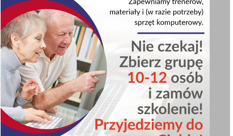 Ząbki - Masz 55 lat lub więcej i chcesz swobodniej poruszać się w świecie internetu?