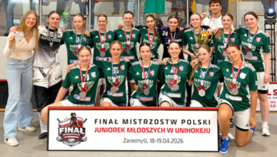 Zielonka - Unihokeistki UKS Bankówka Wicemistrzyniami Polski