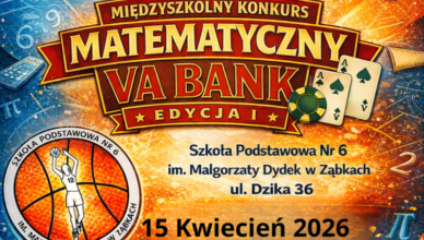 Ząbki - Konkurs Matematyczny Va Bank pod Patronatem Burmistrza Miasta