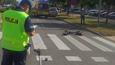 Kolejny wypadek z udziałem hulajnogi elektrycznej