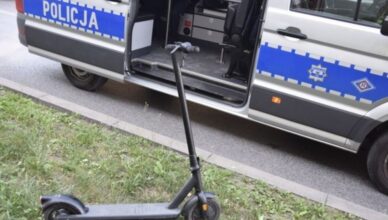 Zdarzenia z udziałem nieletnich na hulajnogach elektrycznych. 14-latek był nietrzeźwy