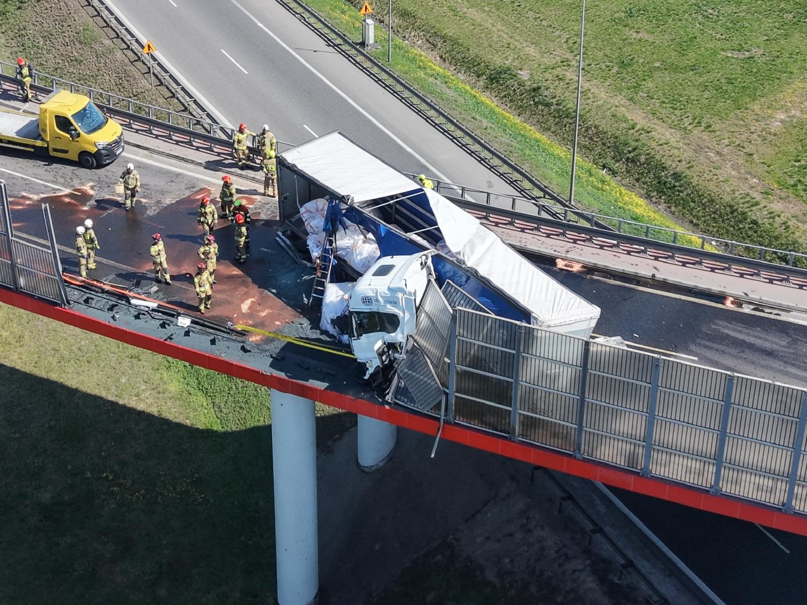 Pijany kierowca ciężarówki rozbił się na węźle Konotopa. Wyrok zapadł w 48 godzin.