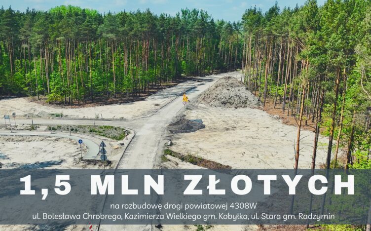 Powiat z dofinansowaniem na ważną drogę między Kobyłką a Radzyminem