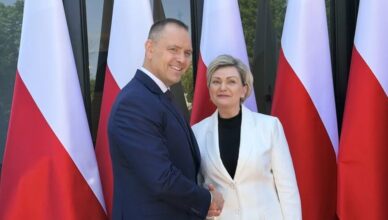 Burmistrz Tłuszcza Beata Skulimowska uczestniczyła w obchodach Dnia Samorządu Terytorialnego