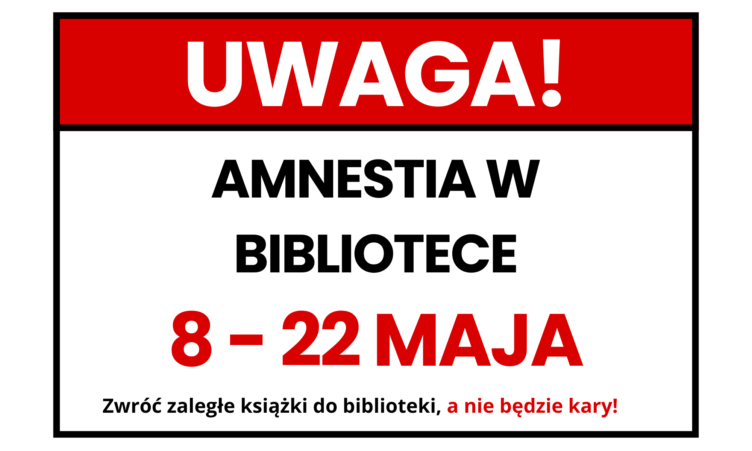 Ząbki - Amnestia w Miejskiej Bibliotece Publicznej nadal trwa