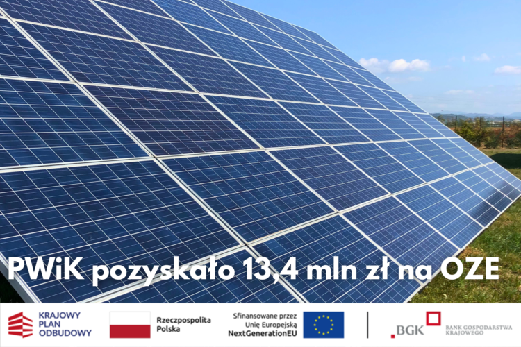PWiK w Wołominie inwestuje w odnawialne źródła energii