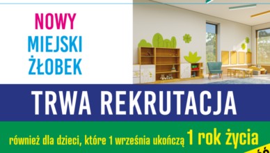 Zielonka - Trwa rekrutacja do nowego Żłobka Miejskiego. Obniżono wiek dziecka