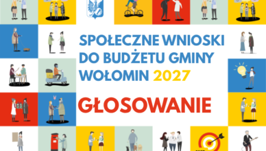 Wołomin - Rusza głosowanie na Społeczne Wnioski do budżetu Gminy Wołomin na rok 2027!