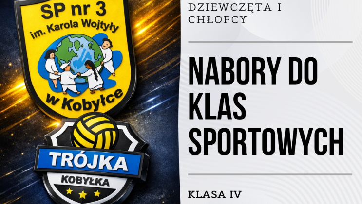 Kobyłka - Trwa nabór do klas sportowych w „Trójce”