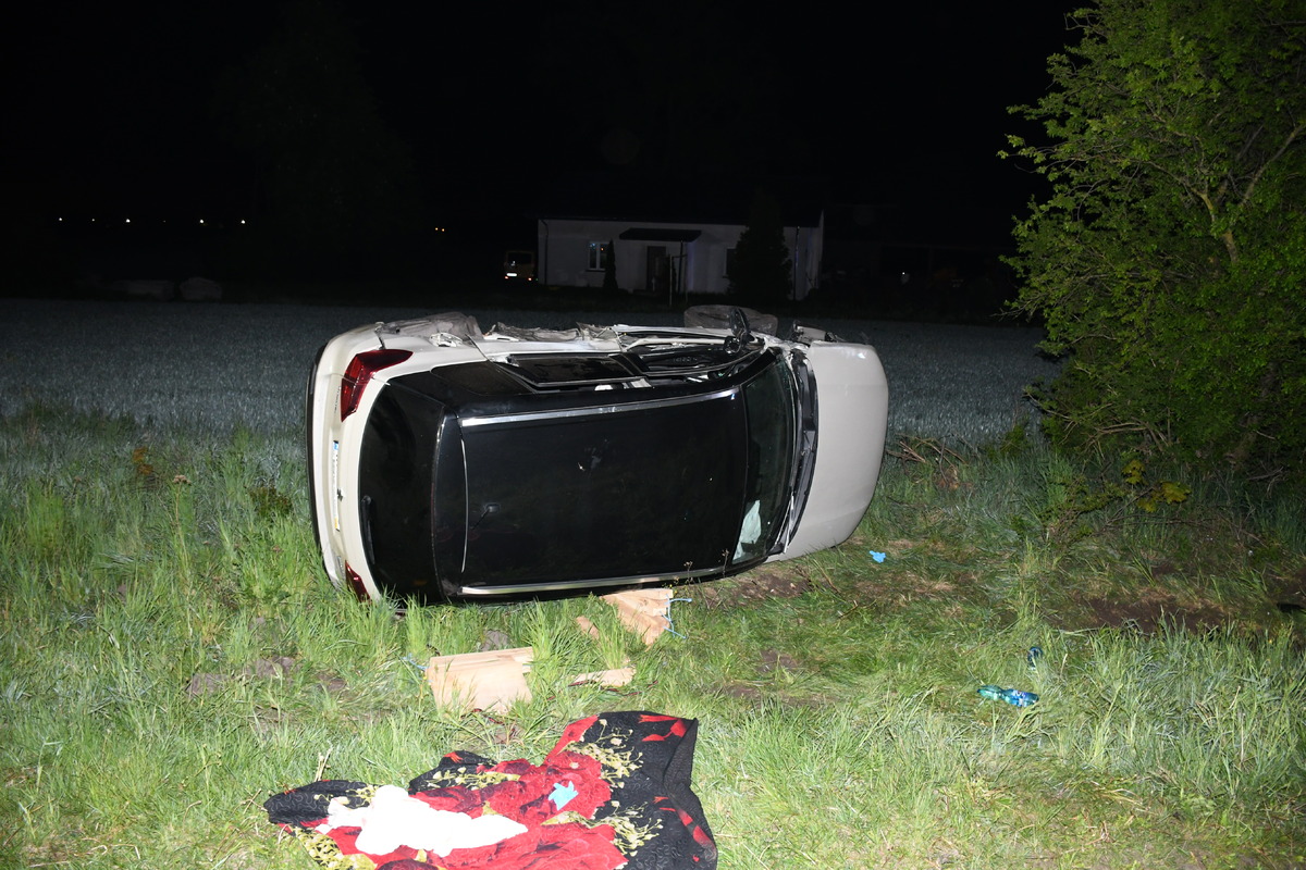 O krok od tragedii na krajowej 60-siątce w powiecie płockim