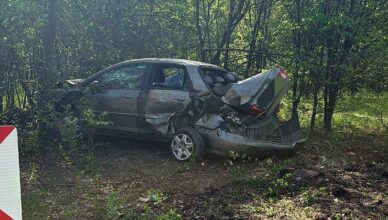 Pijany kierowca rozbił auto w lesie. Dramatyczna akcja ratunkowa pod Piasecznem