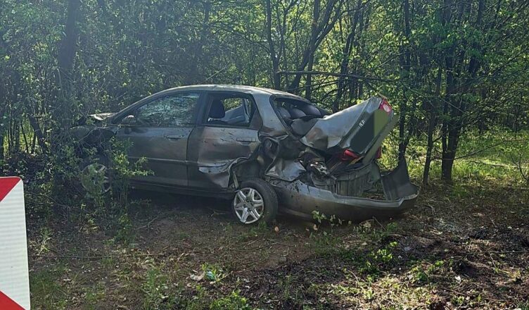 Pijany kierowca rozbił auto w lesie. Dramatyczna akcja ratunkowa pod Piasecznem
