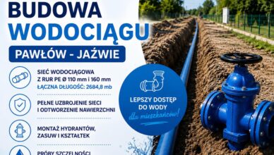 Tłuszcz szykuje kolejną inwestycję wodociągową. Ogłoszono przetarg dla Pawłowa i Jaźwia