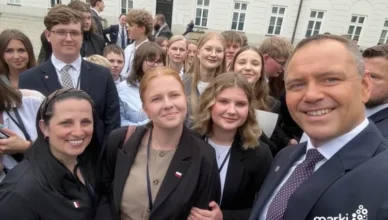 Marki - Młodzieżowa Rada w Pałacu Prezydenckim