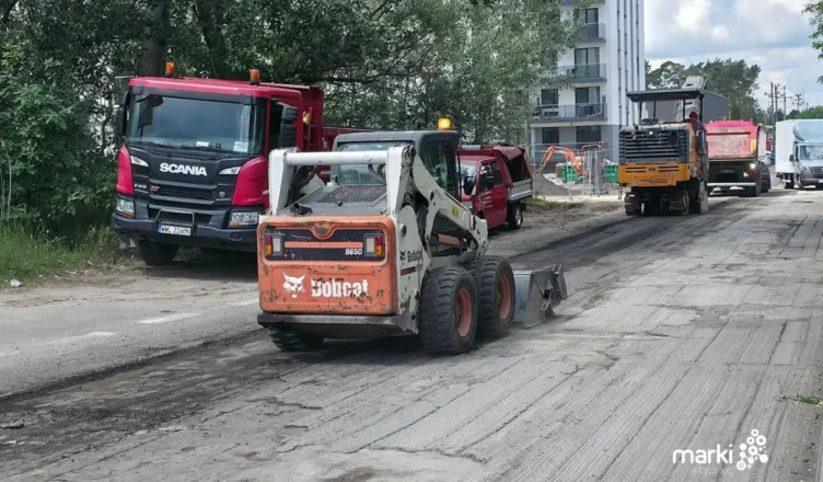 Marki - Remont cząstkowy ulicy Słonecznej