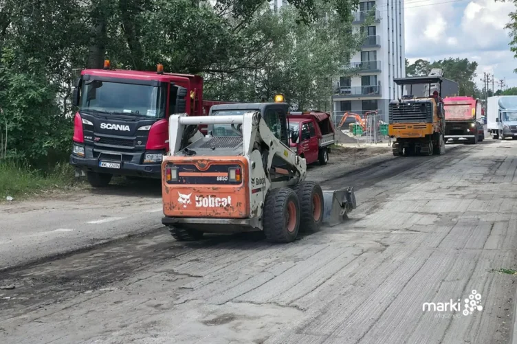 Marki - Remont cząstkowy ulicy Słonecznej
