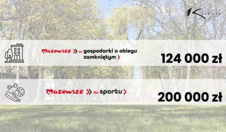 324 tys. zł dla Kobyłki z programów Mazowsza. Pieniądze trafią na PSZOK i remont hali sportowej