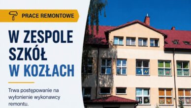 Szkoła w Kozłach czeka na remont. Gmina Tłuszcz szuka wykonawcy prac