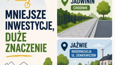 Chodnik w Jadwininie i modernizacja drogi w Jaźwiu. Gmina Tłuszcz podpisała umowy na lokalne inwestycje