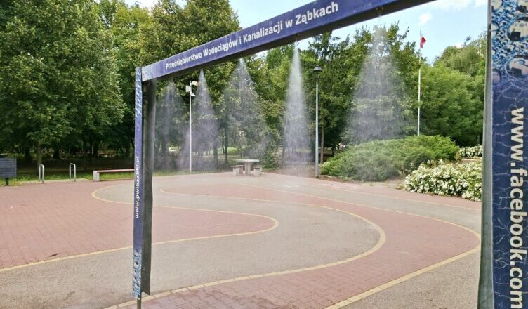 Ząbki - Kurtyny wodne w Ząbkach