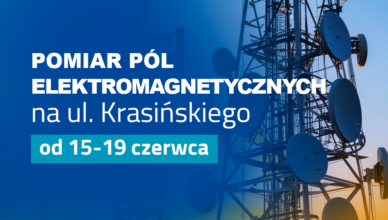 Zielonka - Planowane pomiary pól elektromagnetycznych przy ul. Krasińskiego