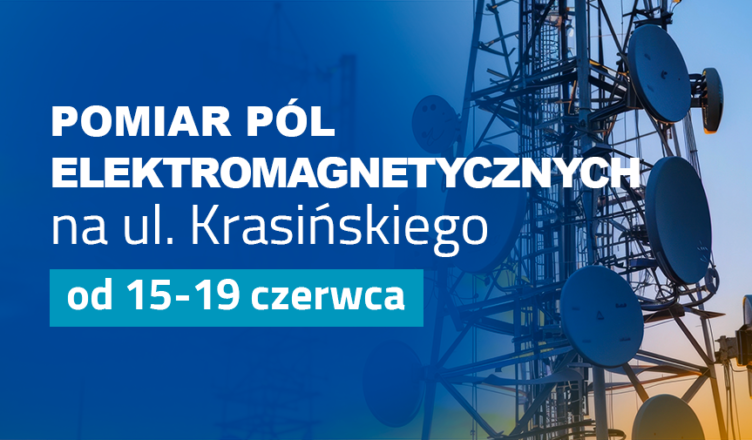 Zielonka - Planowane pomiary pól elektromagnetycznych przy ul. Krasińskiego