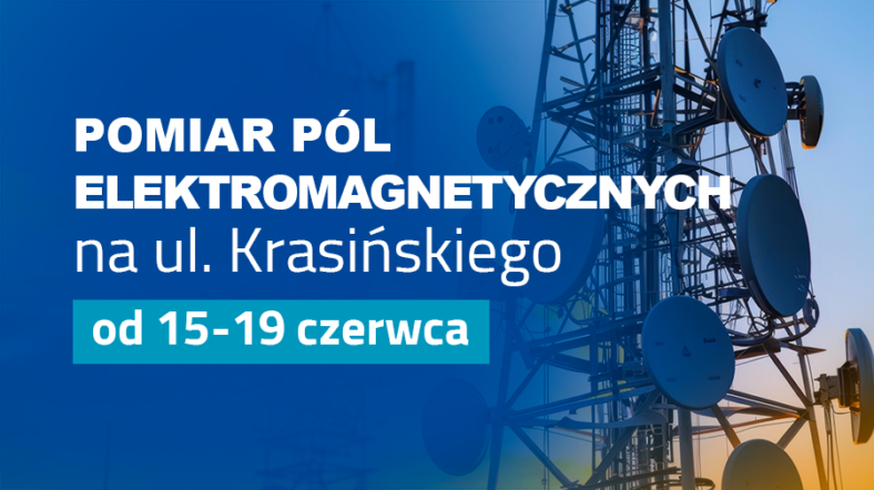Zielonka - Planowane pomiary pól elektromagnetycznych przy ul. Krasińskiego