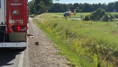 Bus wjechał do rowu – 4 osoby ranne