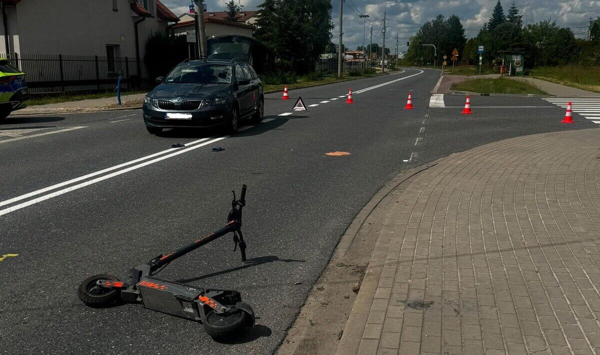 26 wypadków, w tym 10 z udziałem hulajnóg elektrycznych. Policja podsumowuje długi weekend