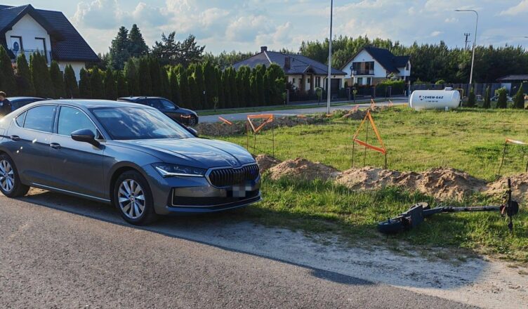 Dwie nastolatki trafiły do szpitala. Jechały razem na jednej hulajnodze elektrycznej