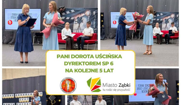 Ząbki - Dorota Uścińska Dyrektorem SP 6 na kolejne 5 lat