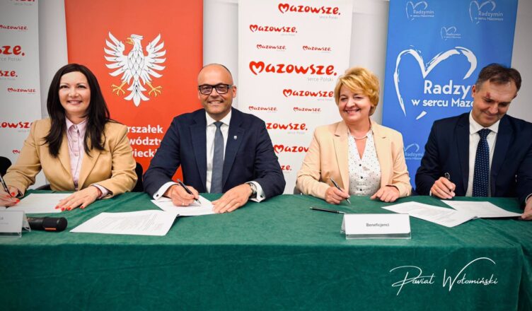 Ponad 434 tys. zł dla Powiatu Wołomińskiego. Będą pieniądze na drogę, profilaktykę zdrowotną i wsparcie psychologiczne