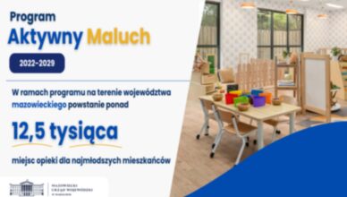 Program „Aktywny Maluch” zmienia Mazowsze – tysiące nowych miejsc opieki dla najmłodszych