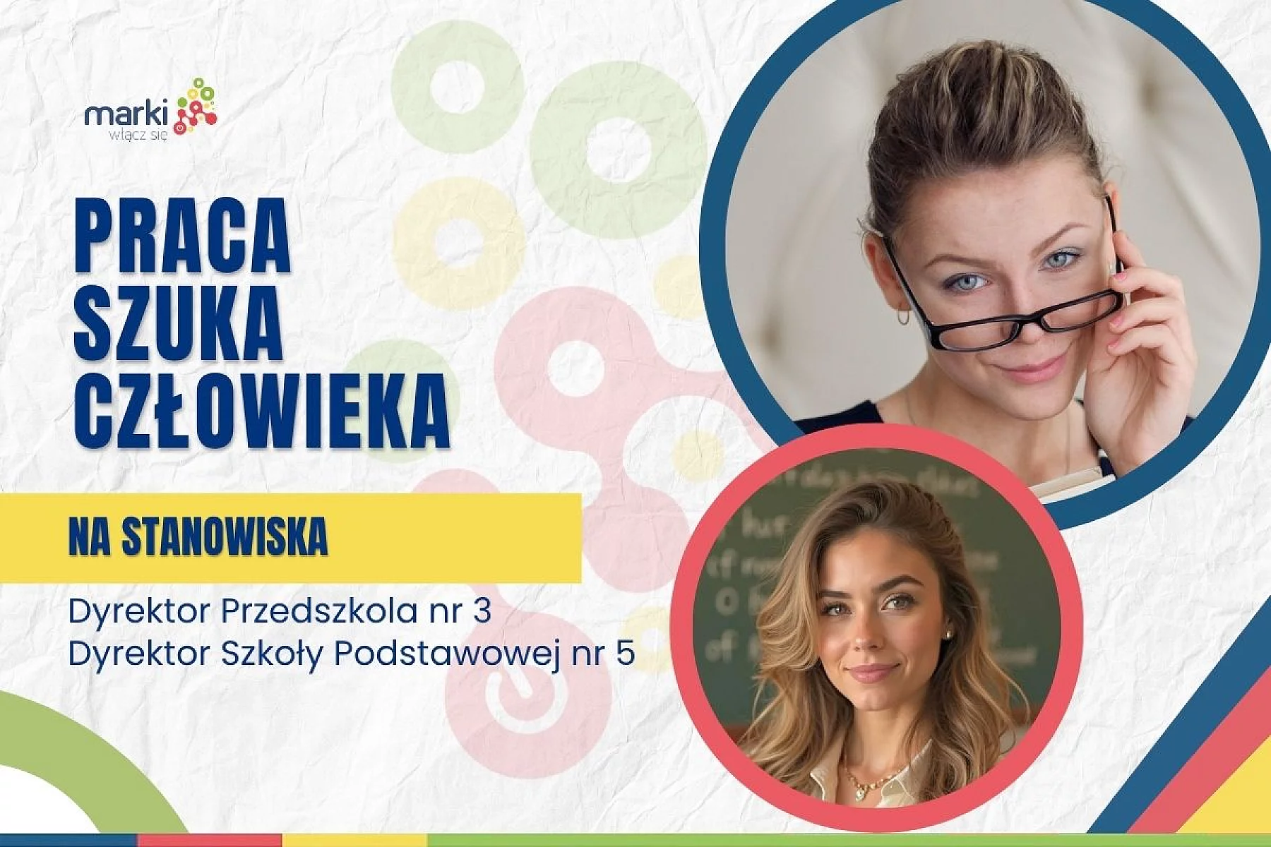 Marki - ogłoszono konkursy na dyrektora przedszkola miejskiego oraz dyrektora szkoły Podstawowej