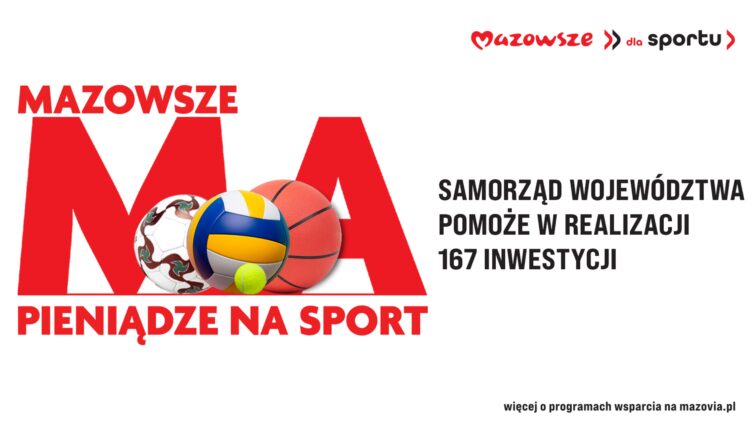 Ponad 4,6 mln zł na 18 obiektów sportowych w regionie warszawskim zachodnim